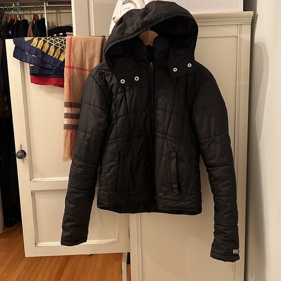 Zara Black Women's Ski Jacket Coat - Picture 4 of 15